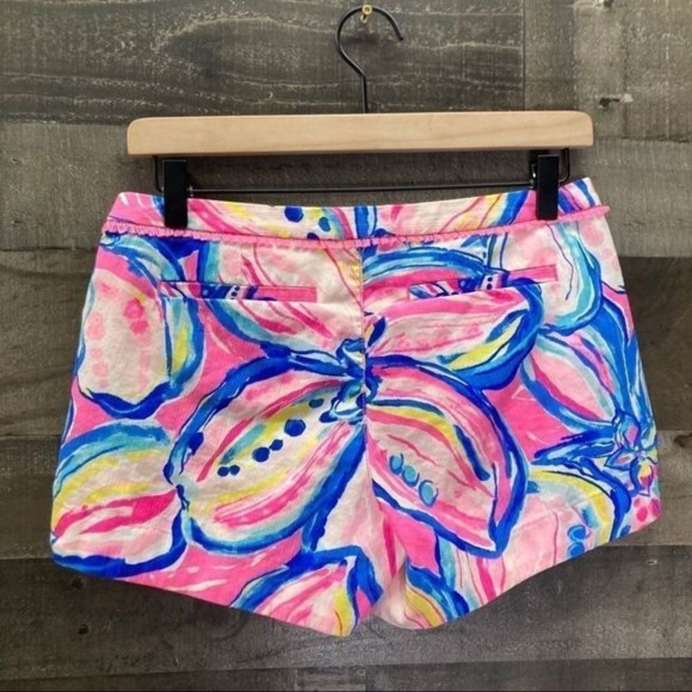 Lilly Pulitzer Adie Pink Sunset 4” Shorts - Picture 3 of 12